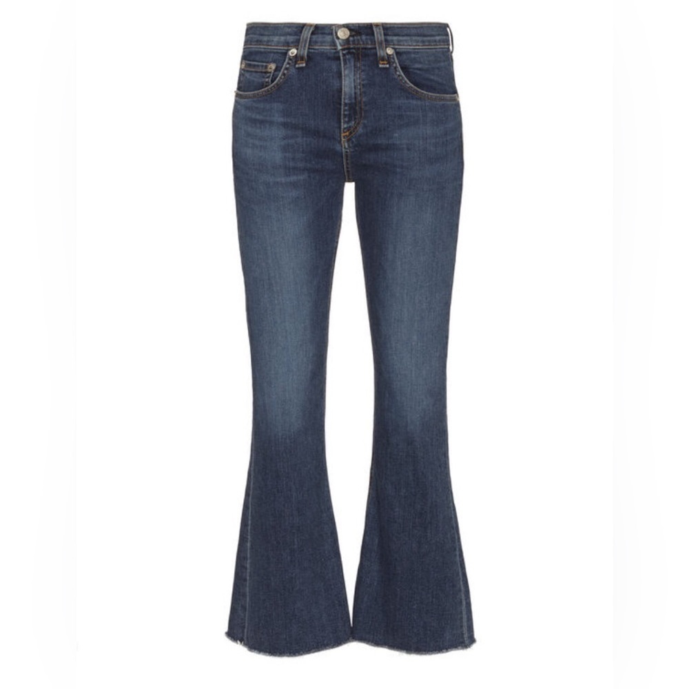 RAG AND BONE 10 Inch Crop Flare Pant in Paz - Size 25